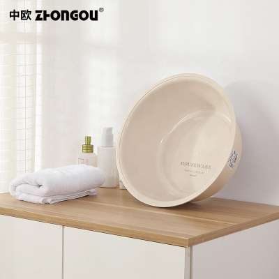 Durable PP Material Round Plastic Basin For Bathroom And Kitchen