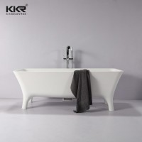 KKR New Product custom size small bath tub square freestanding bathtub soaking tubs lowes